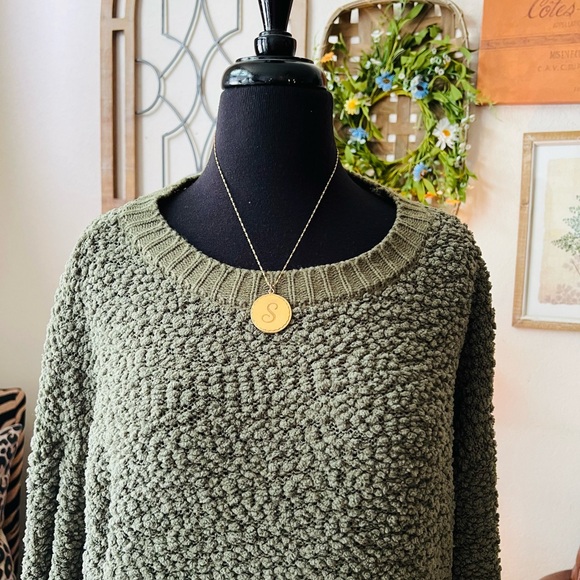 Olive Green Sweater - Picture 2 of 7